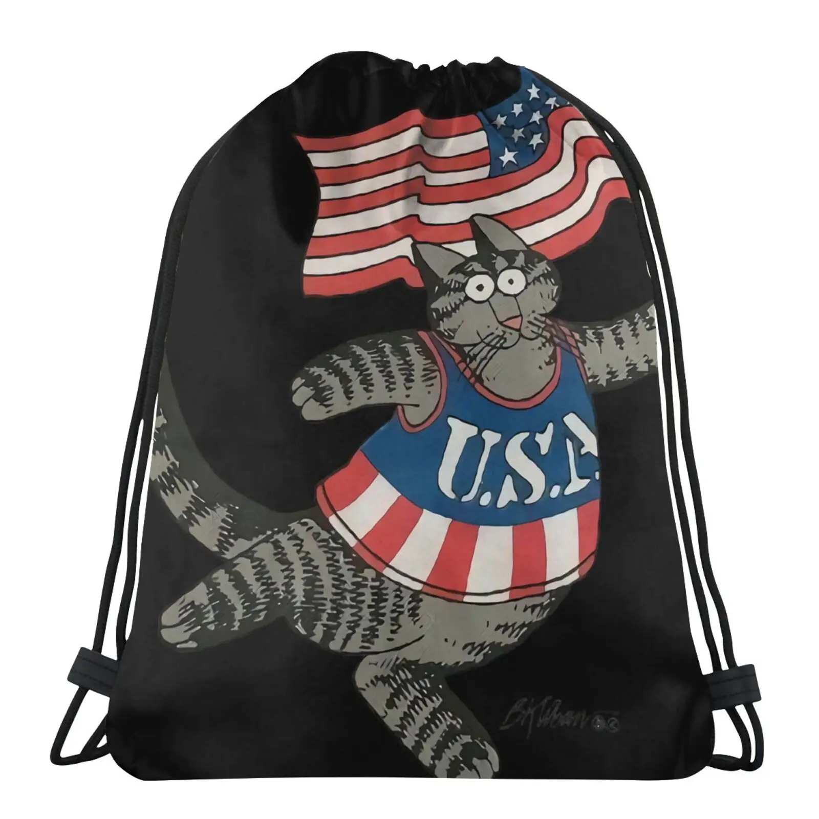 

1990S 90S Crazy Hawaii Kliban Gatto Bag Cute Bag School Change Bag Suitcases Screen Bag Shopping Bags Sport Shoe Bag Pouch Bag