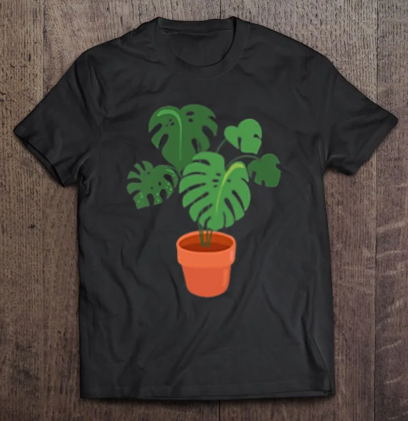 

Футболка женская хлопковая оверсайз с изображением домика монстеры восхитительной, для мужчин и женщин