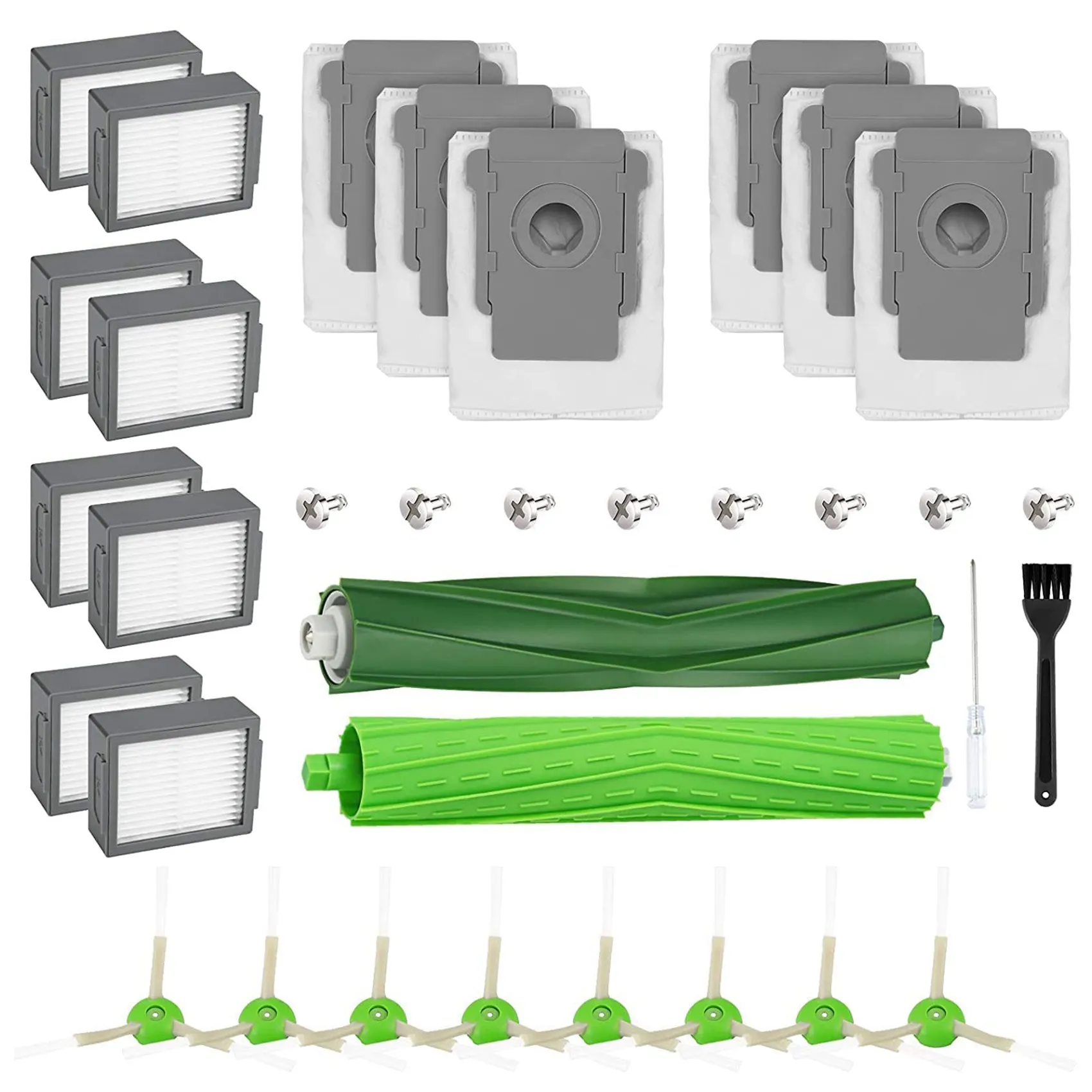 

26 шт., сменные детали для пылесоса I7, I3, I4, I4, I6, I6, I8, I8, E5, E6, E7, J7