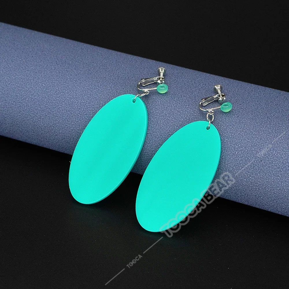 Аниме Dandadan Momo Ayase серьги зажимы для ушей аксессуары косплея опора ожерелье