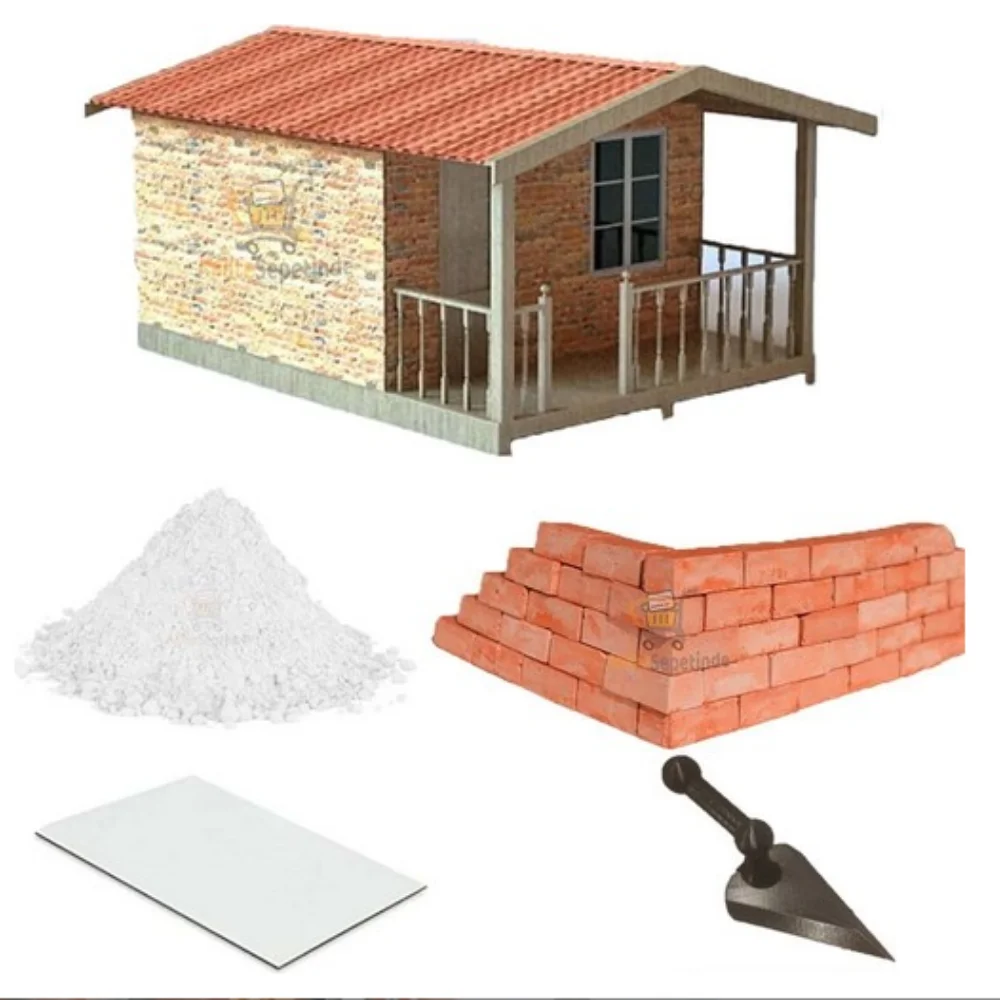 Миниатюрный кирпич Подмастерье 2 Строительный комплект Игрушка Качество Ученик