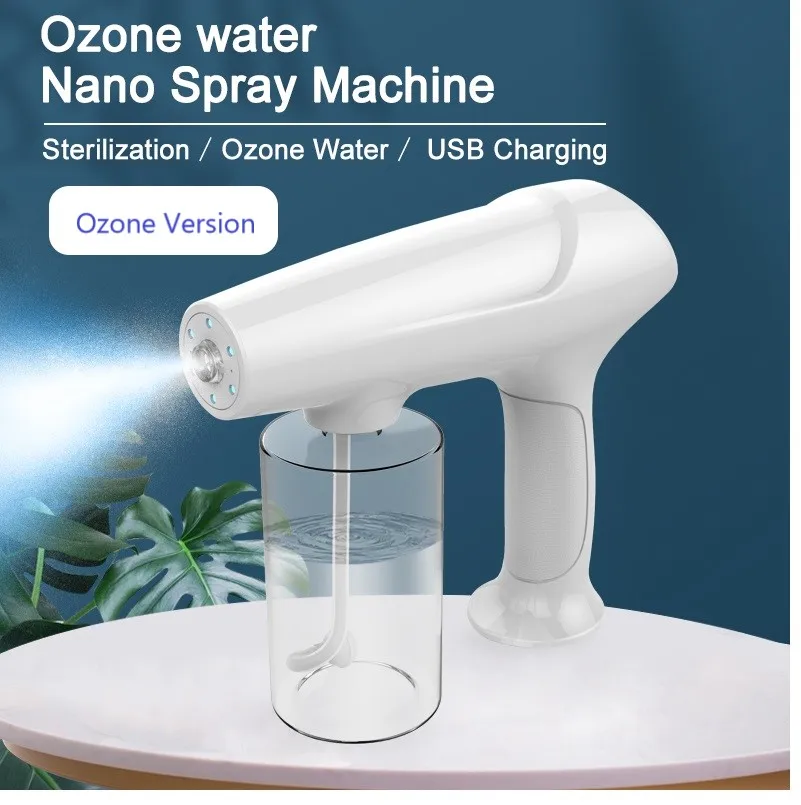 Озоновый нано-распылитель воды Type-c паровой очиститель воздуха УФ-синий