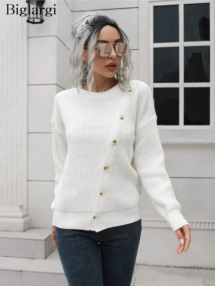 

Knitted Autumn Pullover Sweater Women Long Sleeve Loose Ladies Sweaters Tops Fashion Casual Woman Sweater 2023