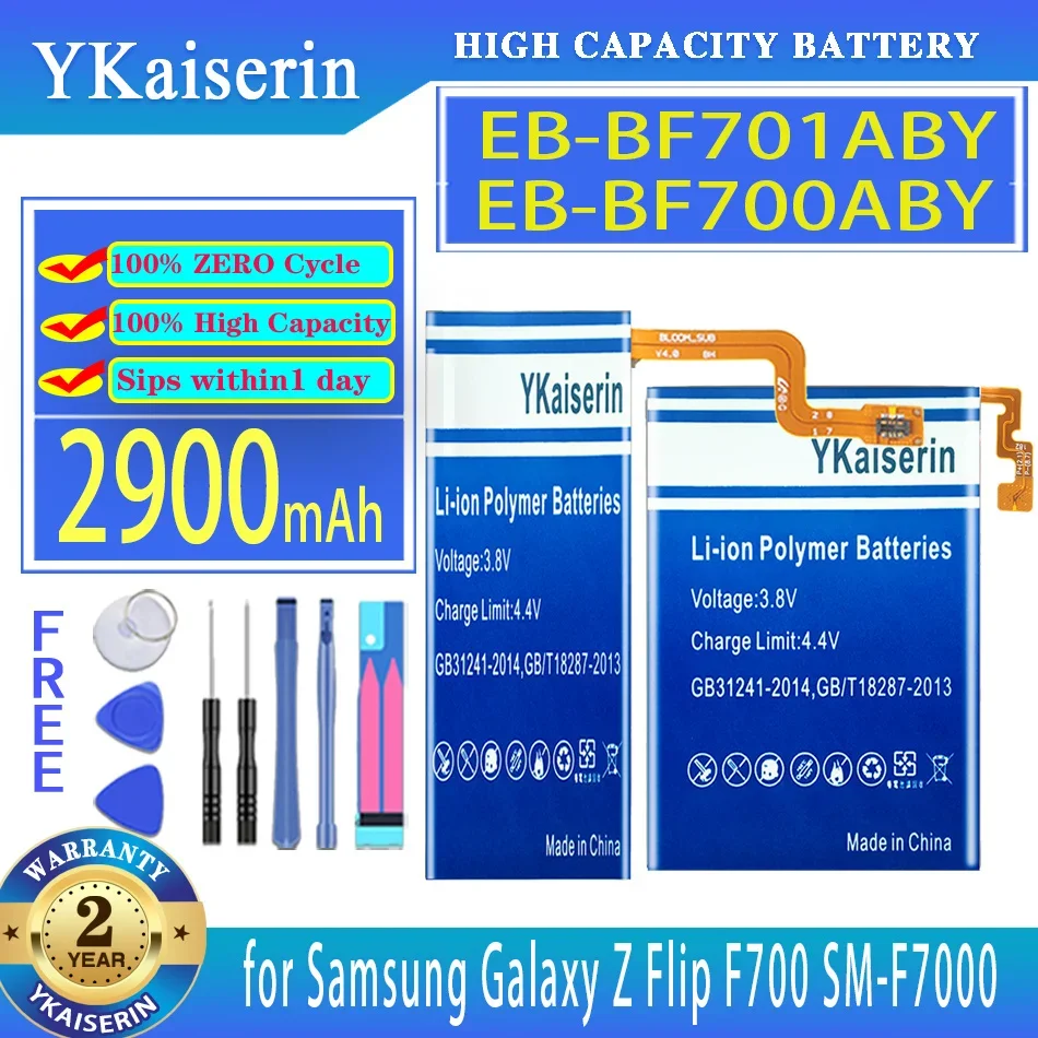 Сменный аккумулятор YKaiserin 1500 мАч/2900 мАч EB-BF701ABY EB-BF700ABY для мобильного телефона Samsung