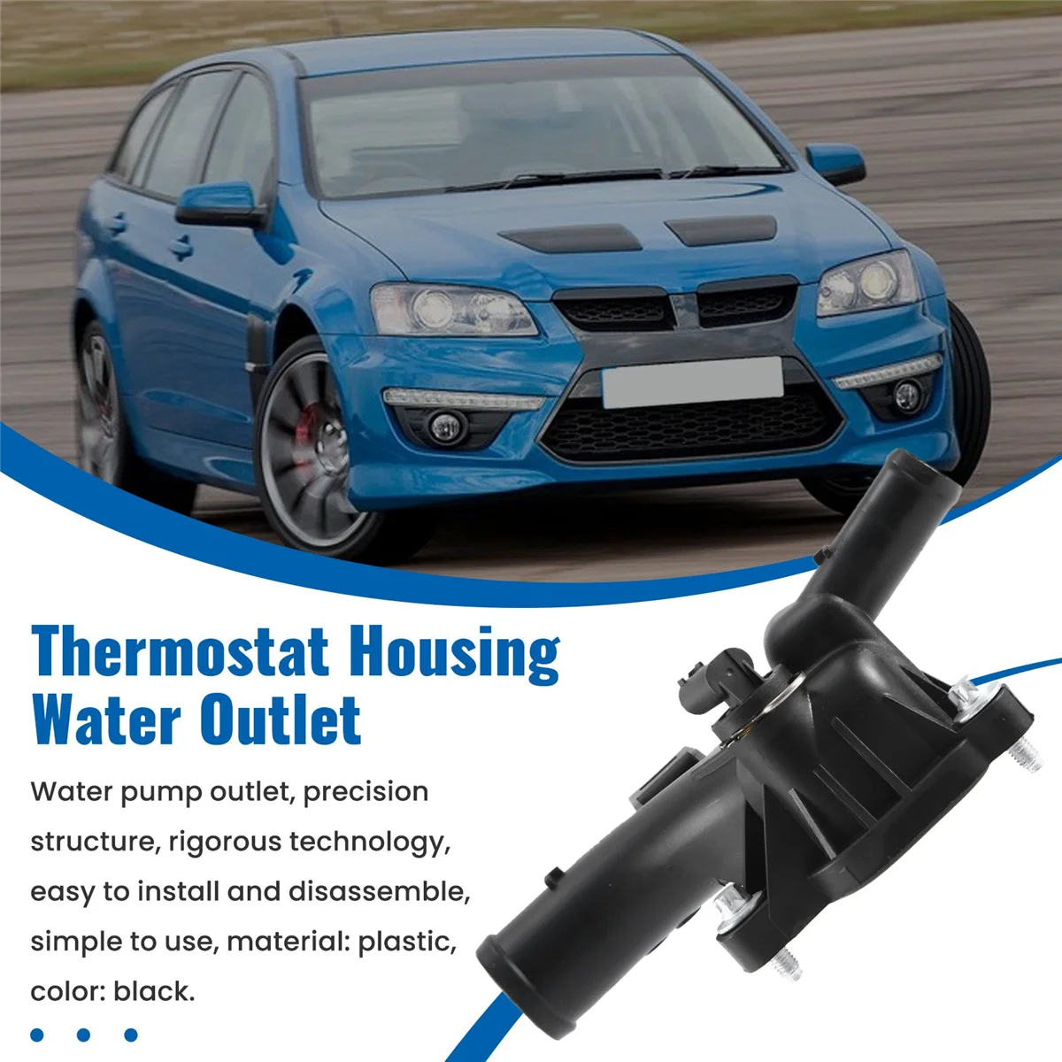 Автомобильный термостат для корпуса водяного насоса 25192985 Opel Astra J Adam Corsa D /Meriva B A14Xel