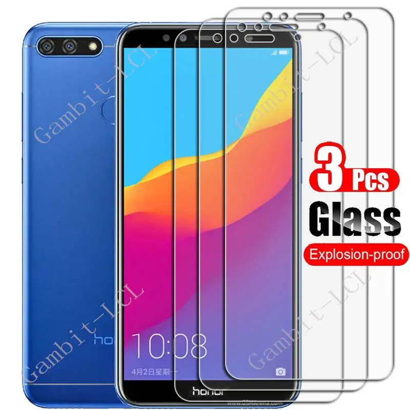 

1-3PCS 9H Tempered Glass For Honor 7C AUM-L41 Protective Film On Honor7C Honor7A 7A Pro AUM-AL29 5.7" Screen Protector Cover