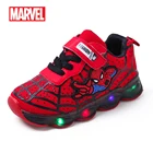 Детские кроссовки с подсветкой Человек-паук