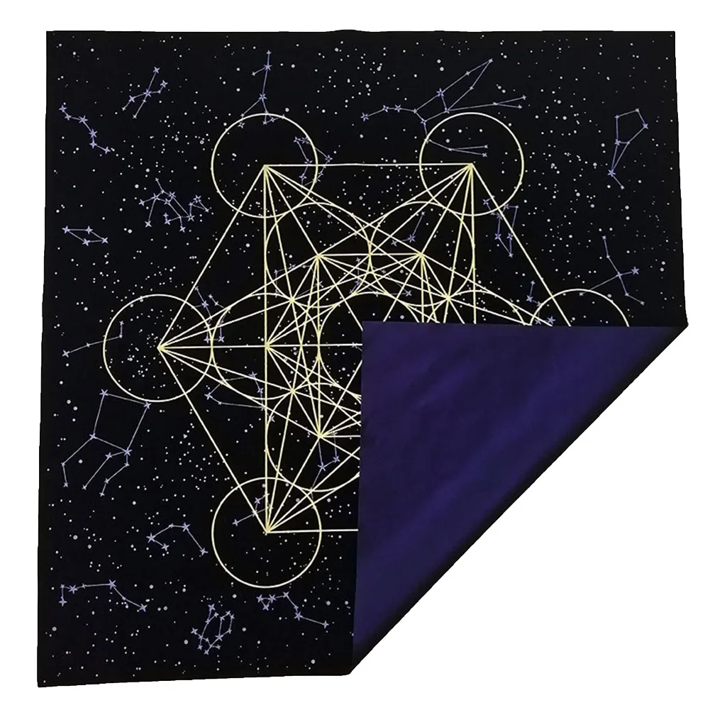 

Board Game Tarot Tablecloth Artificial Silk Velvet Divination Altar Home Astrology Entertainment For Family Party Desktop