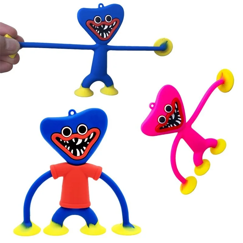 

12 см игрушечная фигурка с присоской для макового времени Huggywuggy игровой периферический творческая игрушка-сквидоп для декомпрессии брелок ...