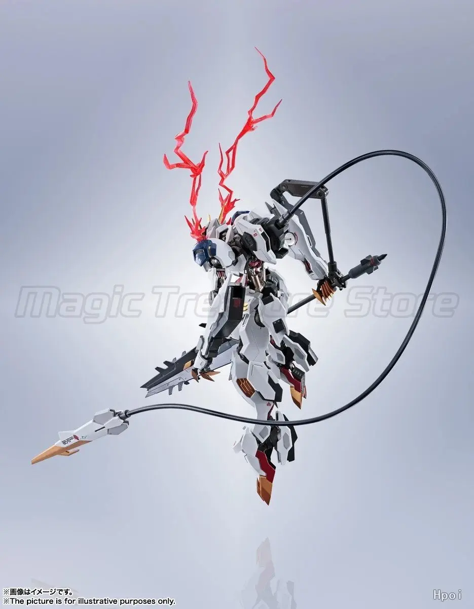 Фото 【MT】BANDAI Metal Robot Damashii Mobile Suit Gundam Iron-Blooded Orphans ASW-G-08 Gundam Barbatos Lupus Rex H15см Фигурка-меха №5