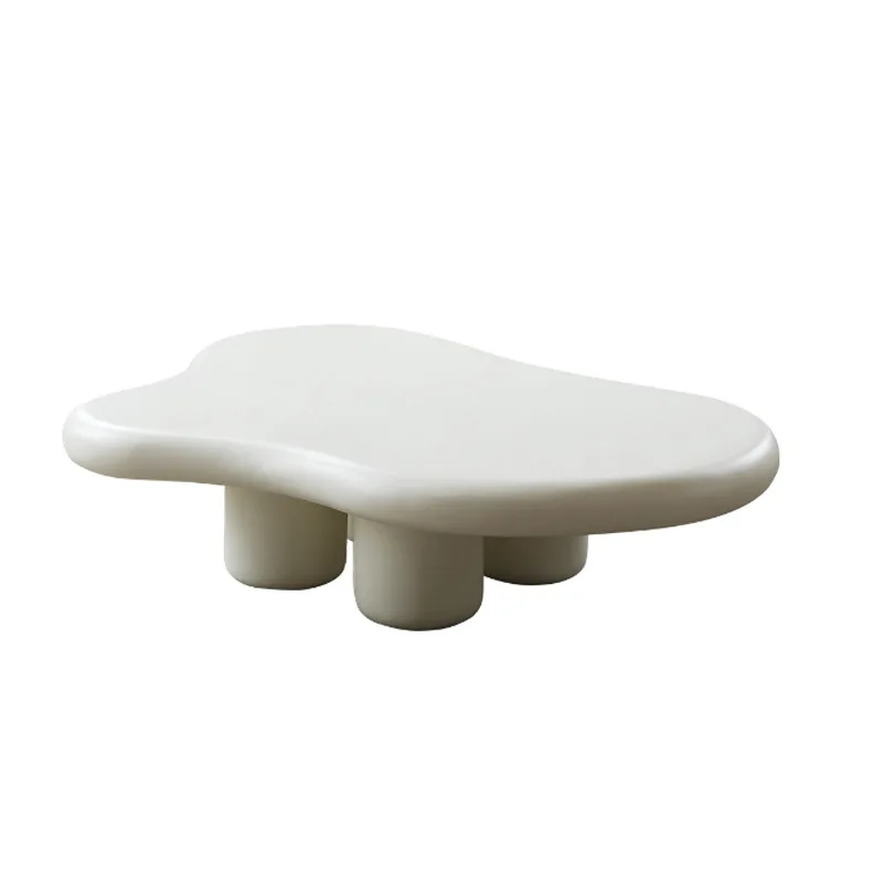 

Скандинавский чайный столик в форме облака, простой современный маленький домашний столик в форме крема для гостиной, ваби-Саби, чайный столик 100*69*30 см