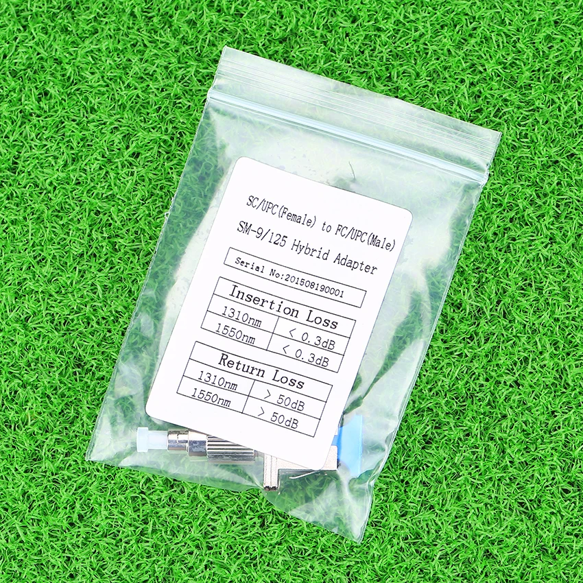 Single-mode FC male-SC female fiber jumper male and female optical power pen coupler flange conversion head