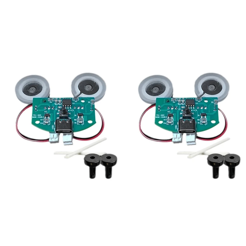 2x Двойной Распылитель USB увлажнитель модуль распылителя двойная плата