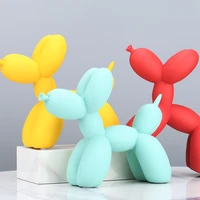 matte balloon dog statue home decoration ornaments resin sculpture modern nordic accessories for living room animal figures