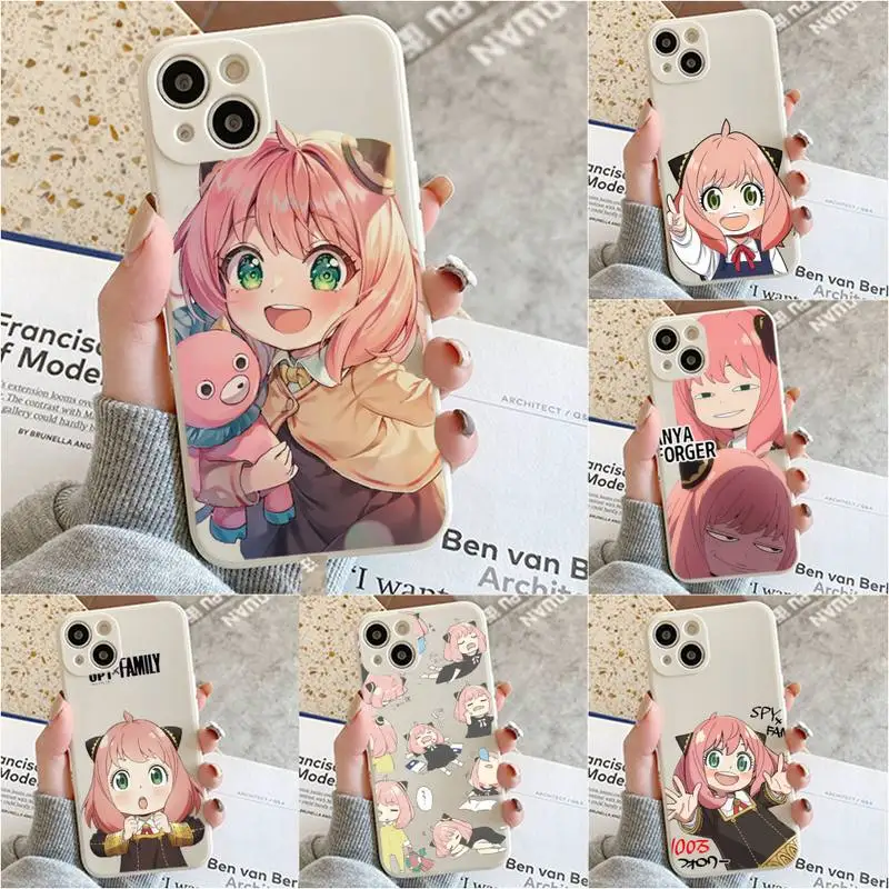 

Anime Spy X Family Anya Phone Case For Iphone 7 8 Plus X Xr Xs 11 12 13 Se2020 Mini Mobile Iphones 14 Pro Max Case
