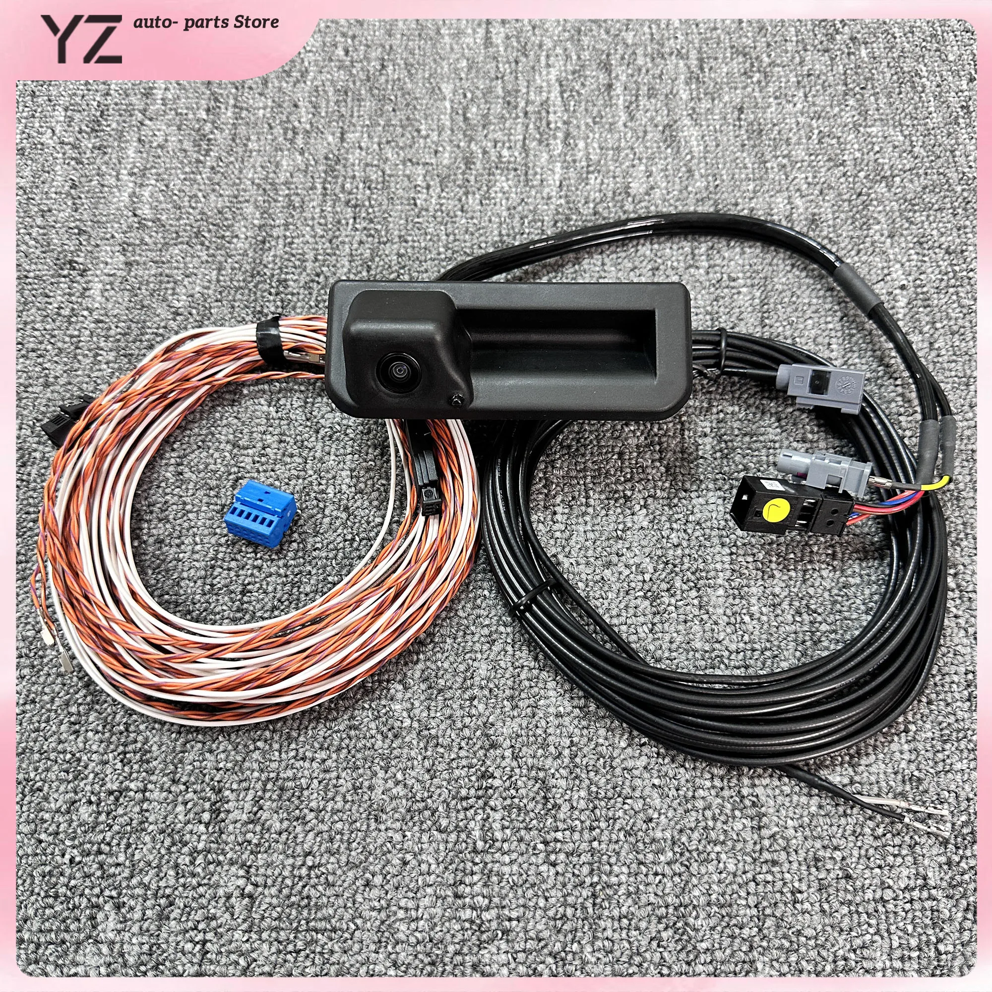 

8W8 827 566E для Audi A6 S6 Avant Q5 Q7обращение реверса, камера заднего капота с высокой конфигурацией и траекторией 8w8827566e