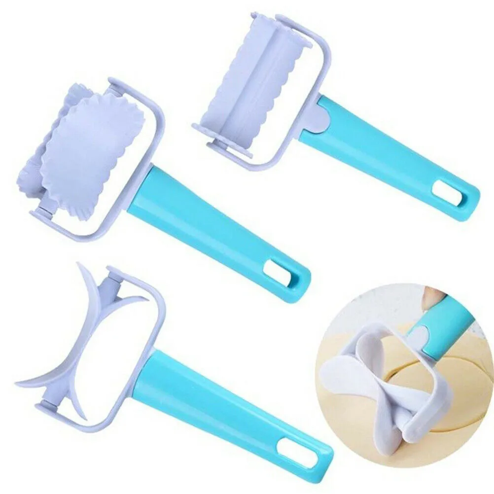 

1pc Cookie DIY Shaping Cutter Roller Knife To Cutting Gear Circles Squares Shapes Fondant Dough Bread Kitchen Bakery Accessories