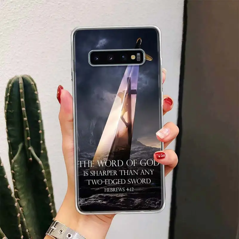 Чехол с изображением Креста Бога Иисуса молитвы для Samsung Galaxy M21 M31 M12 M51 M32 M52 M30S M11 Note