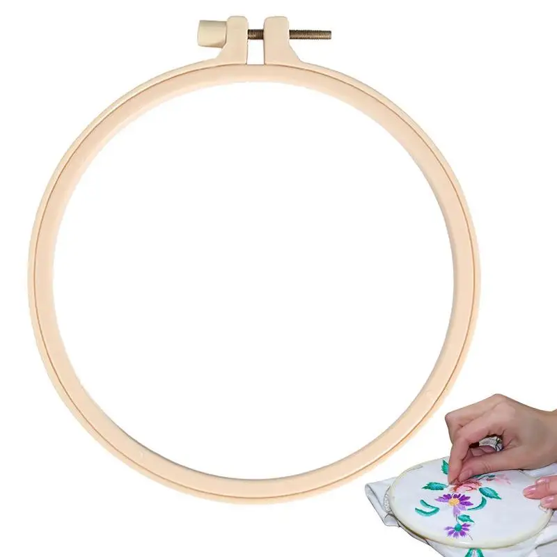 

Embroidery Frame Cross Stitch Hoop Synthetic Wood Embroidery For Art Sewing And Christmas Decorations Handicrafts Practical