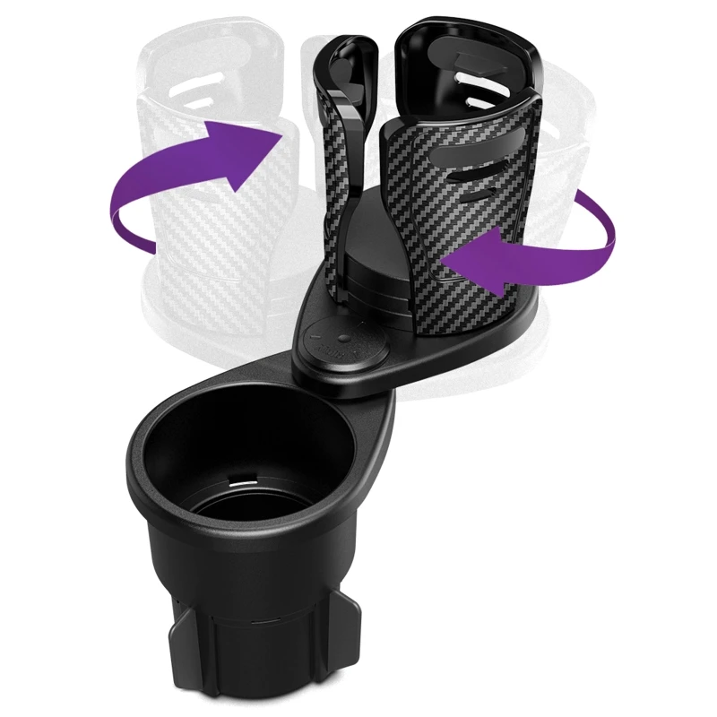 Q39F Держатель для напитков 2 в 1 универсальная подставка органайзер с регулируемым