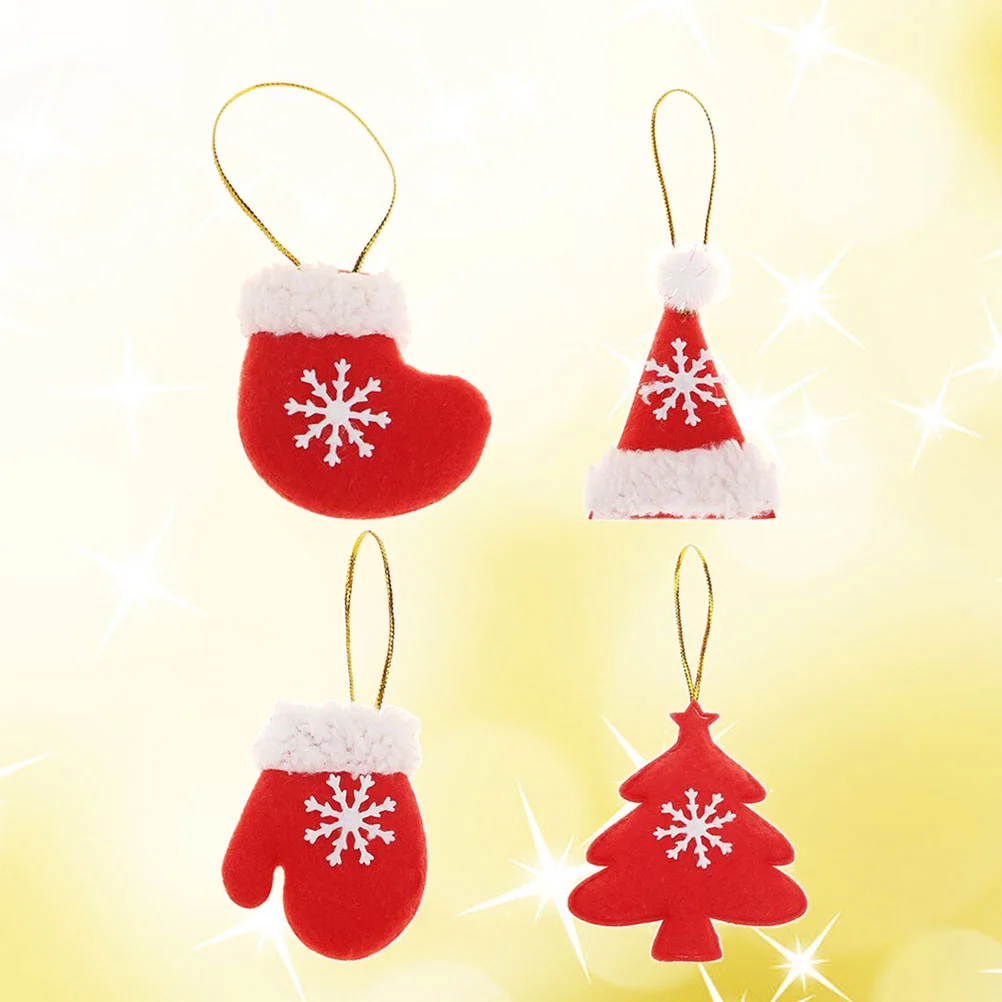 

4pcs/set Christmas Tree Ornaments Hanging Decorations for Decoration Home Party