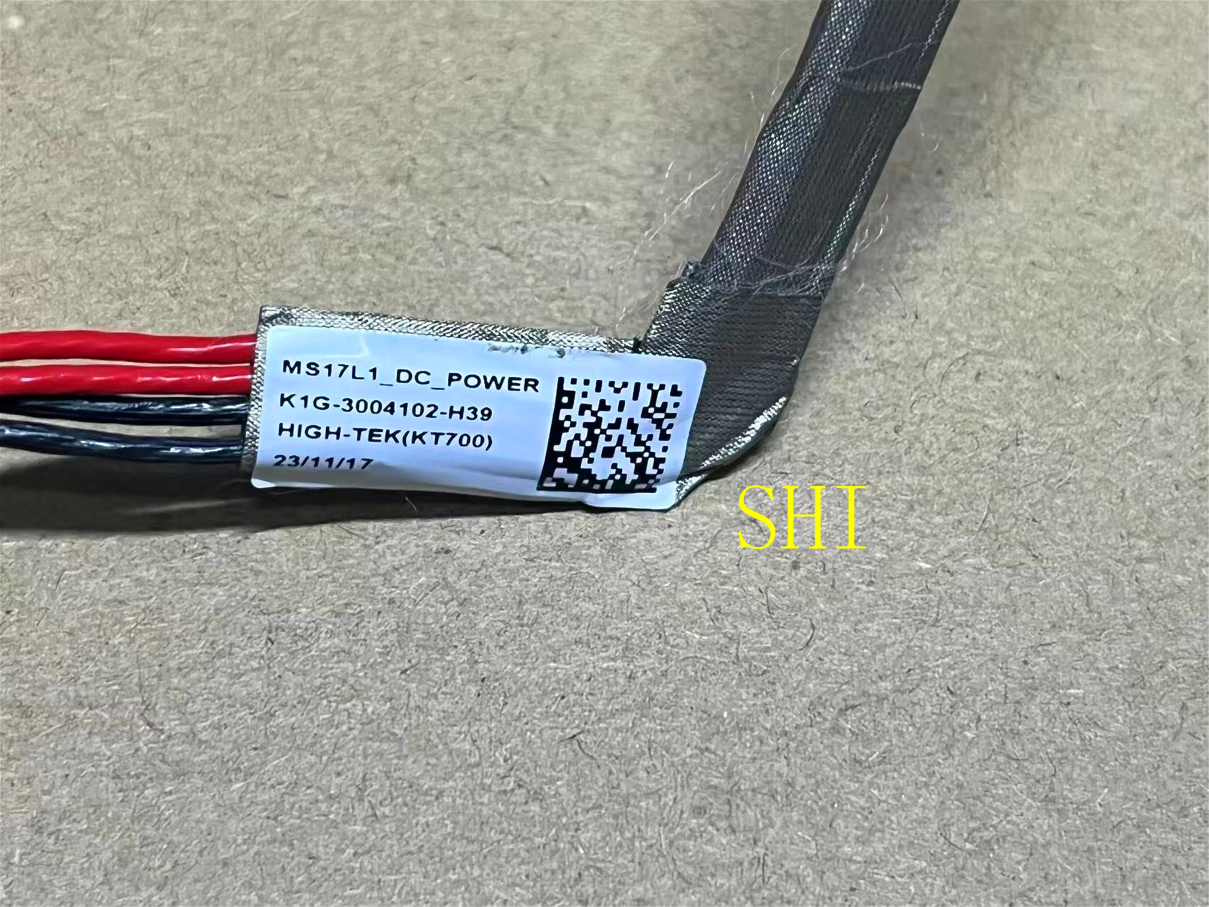 Для MSI Pulse GL76 11UE 11UEK (MS-17L1) Кабель питания постоянного тока K1G- 3004102 -H39 Бесплатная