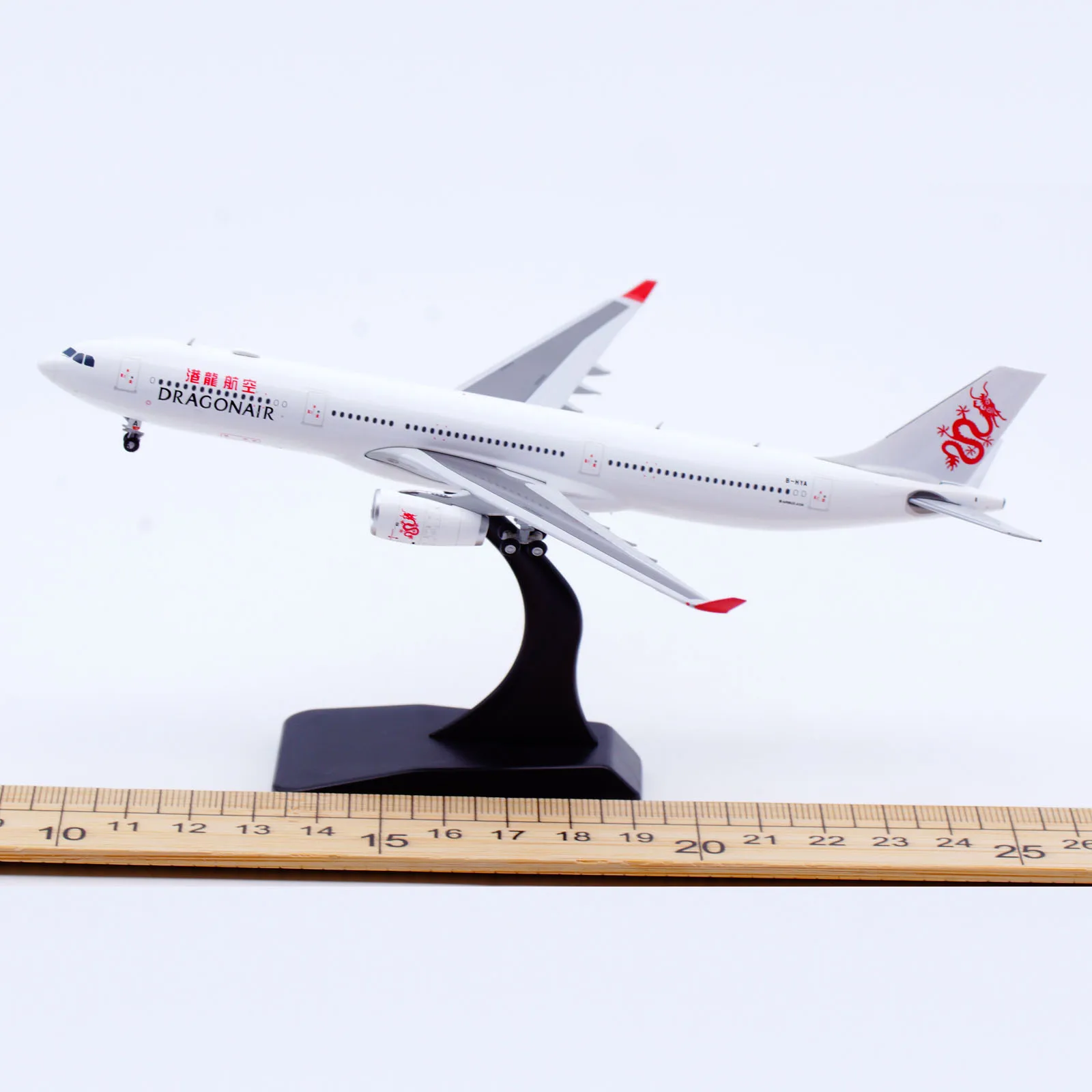 ЭВ 4333007 Коллекционный самолет из сплава в подарок JC Wings 1:400 Dragonair Airbus A330-300 литой под