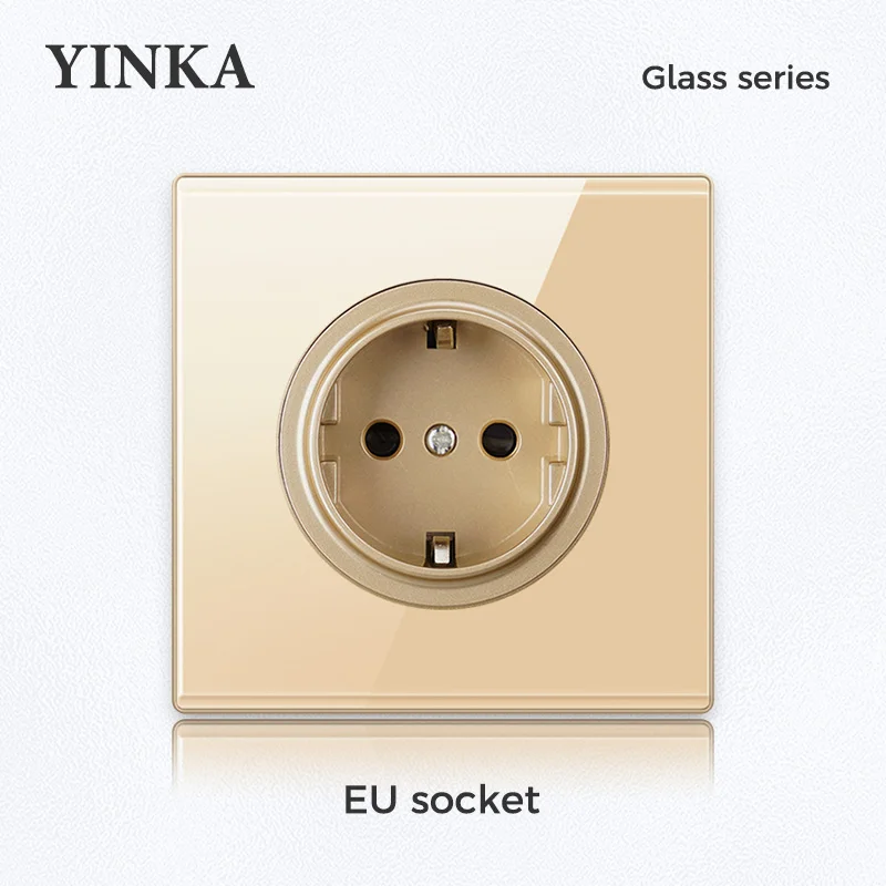 

Переключатель YINKA из закаленного стекла 2/3/4 клавиш