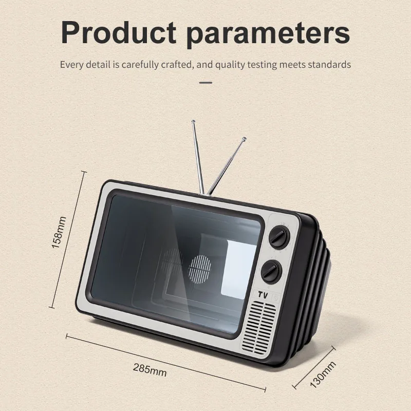 12-дюймовый держатель лупы для экрана телефона, защита глаз, ретро ТВ-приставка, HD-видеоусилитель, ТВ-моделирование, стойка для телефона, аксессуар для офисного стола (art.: 3920cd73cb52f) - 3920cd73cb52f