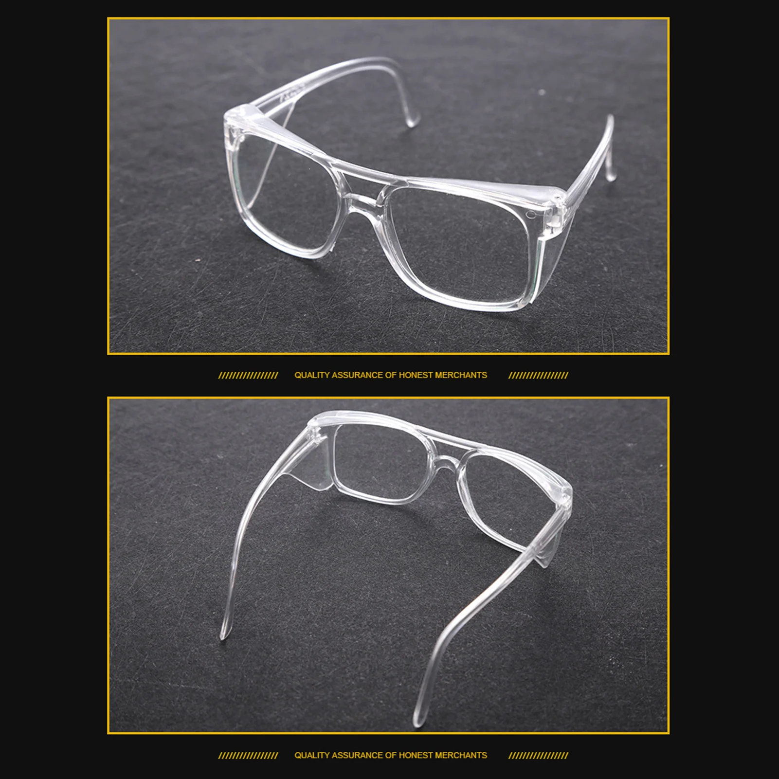 Фонари с боковыми экранами прозрачные линзы защита глаз очки для лабораторной