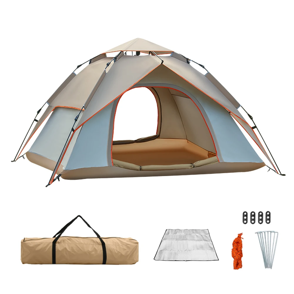 

Outdoor Self-driving Travel Tent Automatic Quick-opening Camping Tent Portable Rainproof Sunshine-proof Tent