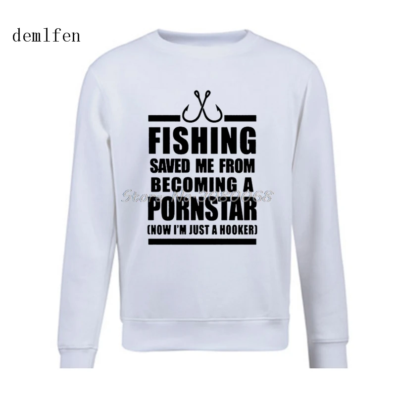 

New Letters Funny Fish Hoodie Men Xmas Gift For Fisherman Brand Clothing Thicken Fleece Pullover Mens O-neck Sweatshirt