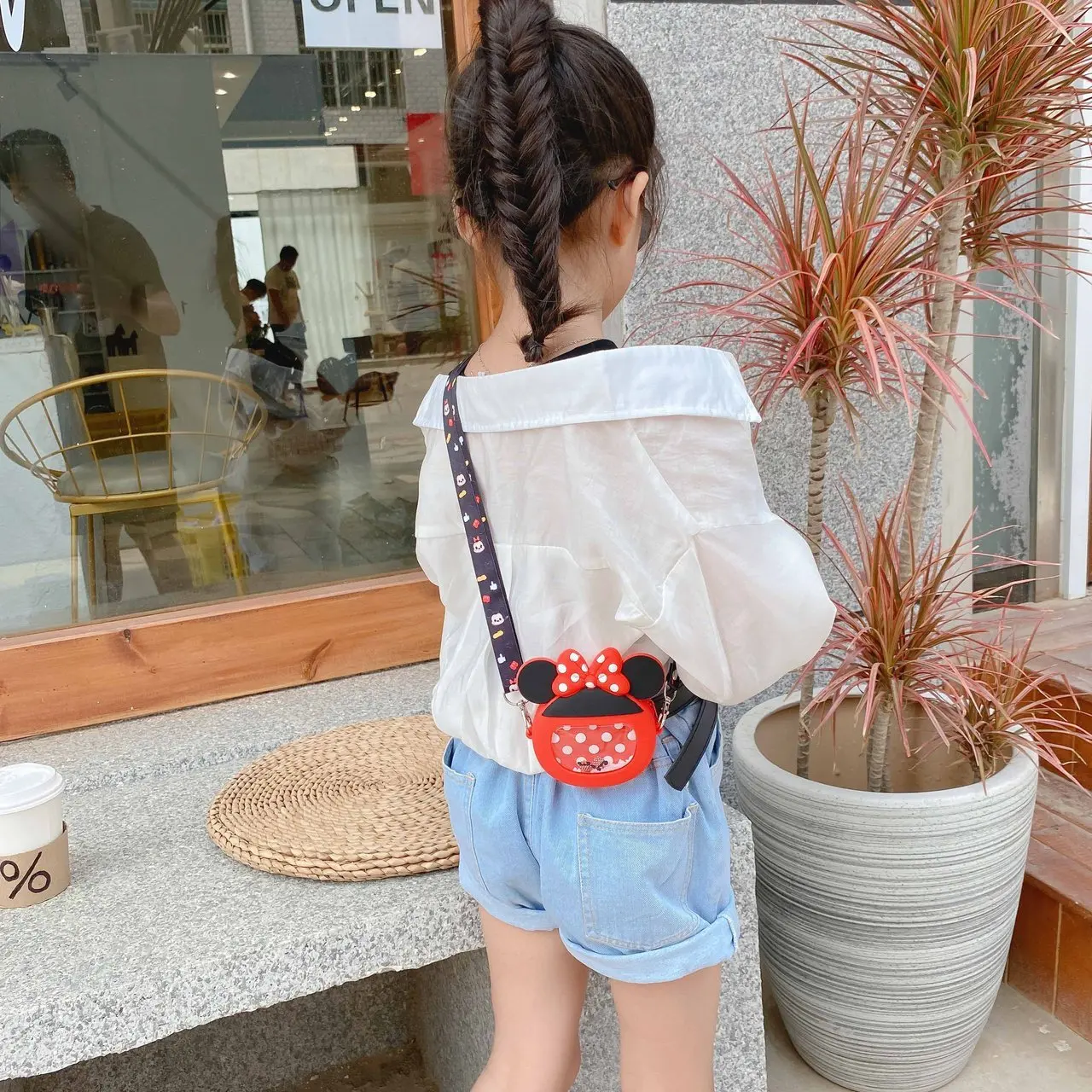 Сумка-мессенджер Disney с Микки и Минни Маусом водонепроницаемый мультяшный