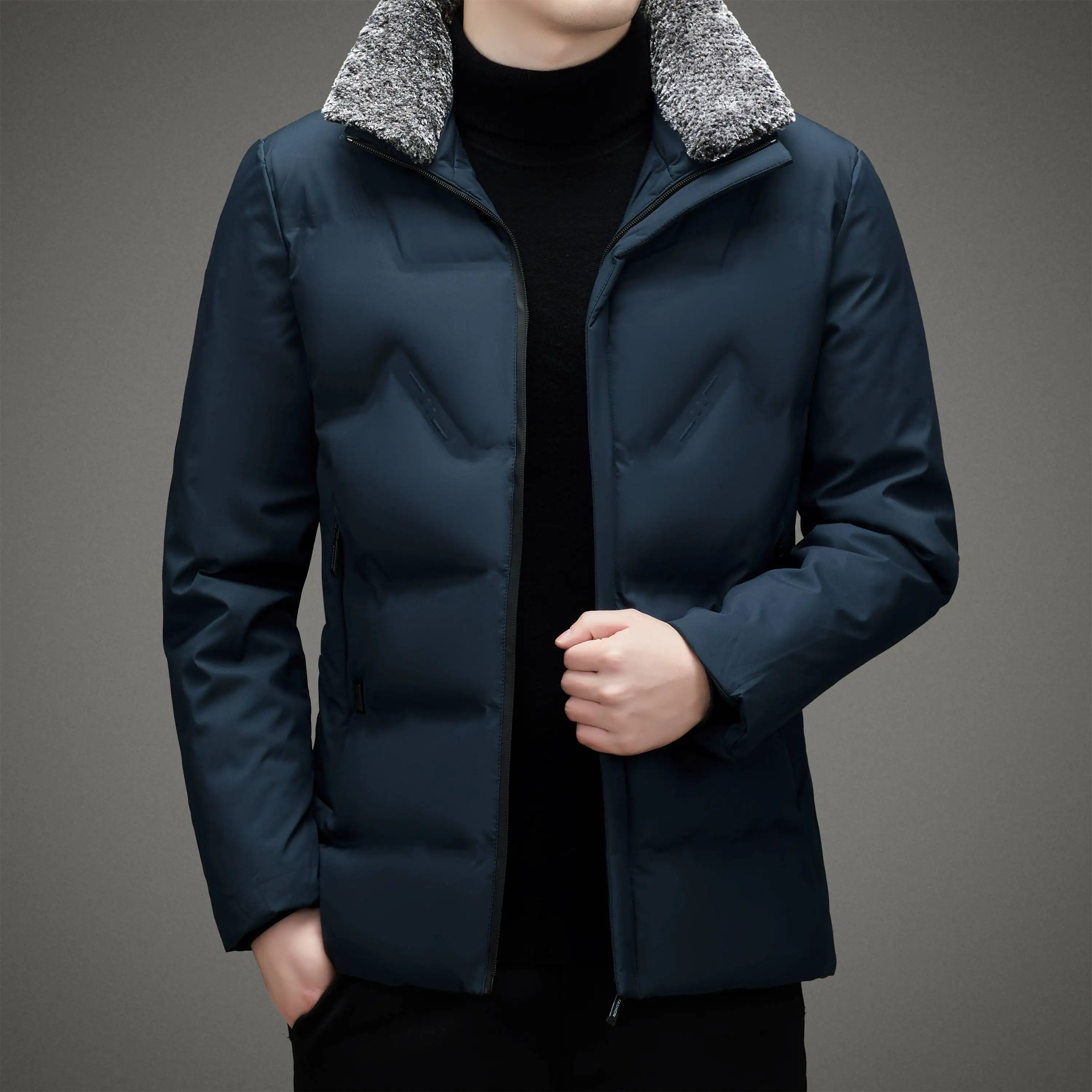 Men Winter Parkas Fashion Solid Jacket Coats Manteaux Jaqueta Masculina Roupas Masculinas Chamarras Para Hombre Doudoune Homme