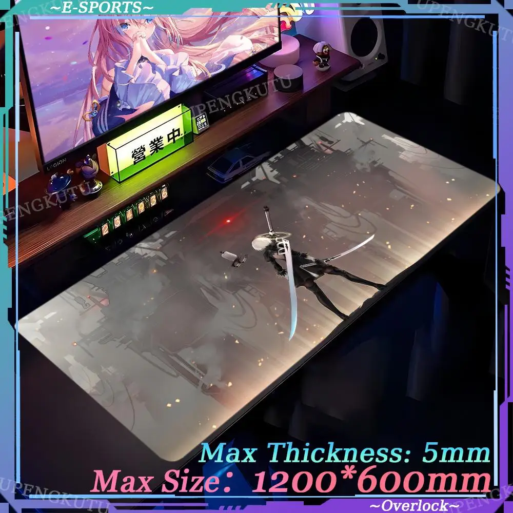 Mouse Pad Oversized Computer cabinet N_nieR_Automata pads Cute desktop accessories Game