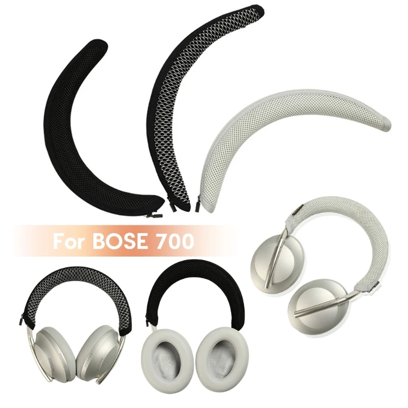 

Comfortable Replacement Headband Cushion for 700/NC700 Headphones Headbeam Zipper Covers Upgrades Wearing Experience