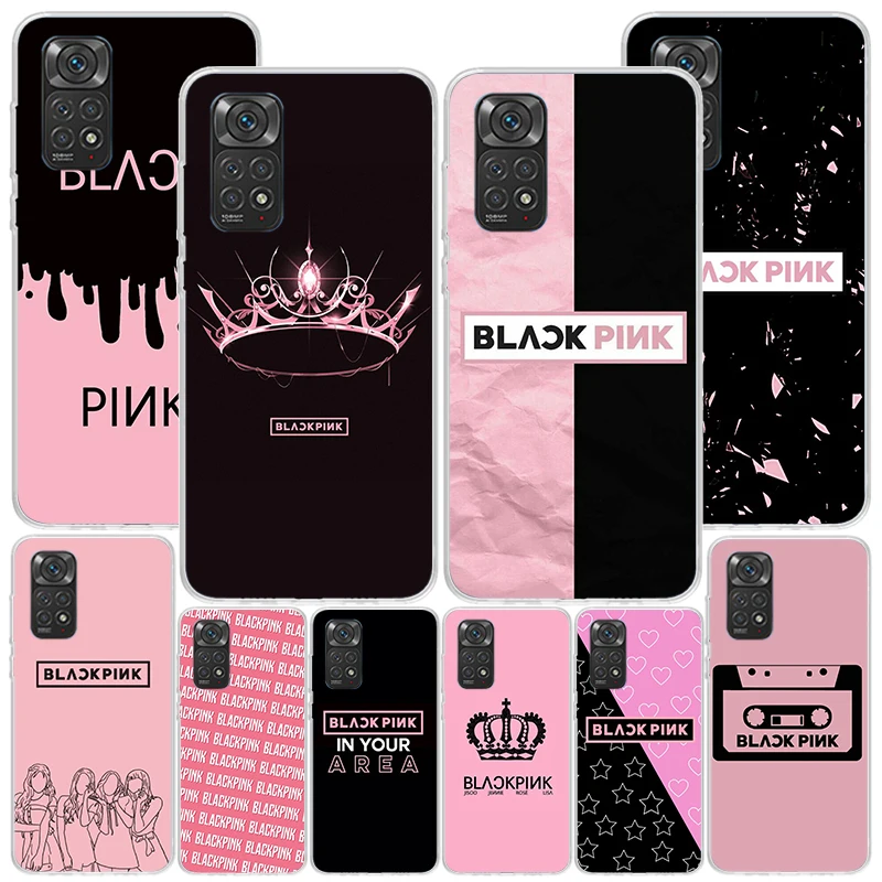 B-Blackpinks Kpop Girls Phnoe чехол для Xiaomi Redmi Note 12 11S 11E 11 10S 10 Pro Plus 9 9S 11T 9T 8 8T 7 Global Unique Cover Co
