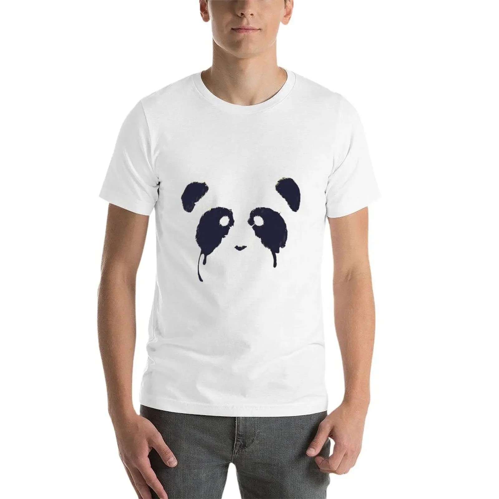 Футболка с изображением панды для мальчиков рубашки животным принтом футболки