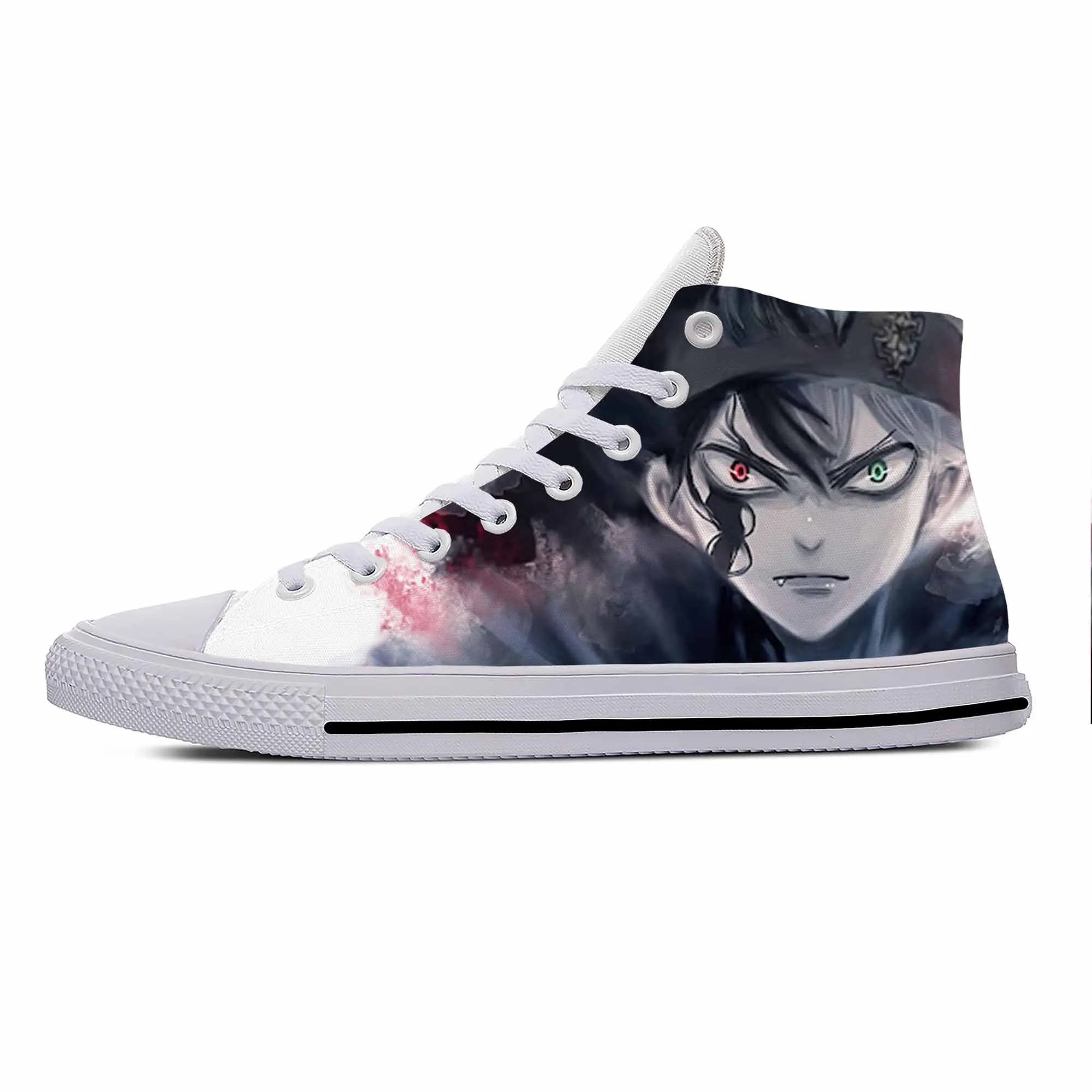 

Кроссовки мужские/женские из ткани с высоким верхом и 3D-принтом