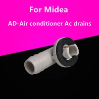 ad air conditioner ac drains fitting elbow connector tube with rubber ring for mini splitting unit units 35 inches 15mm