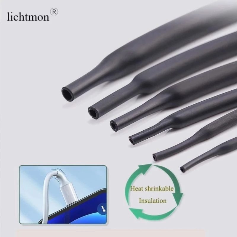 Tubo Shrinkable Tripla do Calor do Tubo do Psiquiatra do Calor de 3:1 com Luva Isolante Retardador da Chama Adesiva do Derretimento Quente