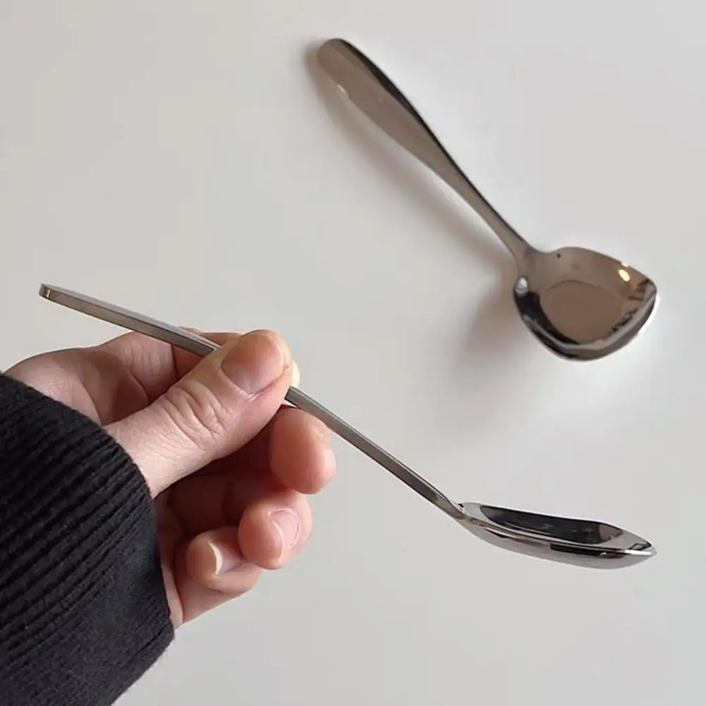 

Rice Spoon Useful Tasteless Not Easily Deformed Stainless Steel Ice Cream Scoop Kitchen Tools Dessert Spoon Ice Cream Scoop