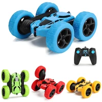 4wd rc stunt car 2 4g radio remote control car double side rc car 360%c2%b0 reversal vehicle model toys for children boy gifts