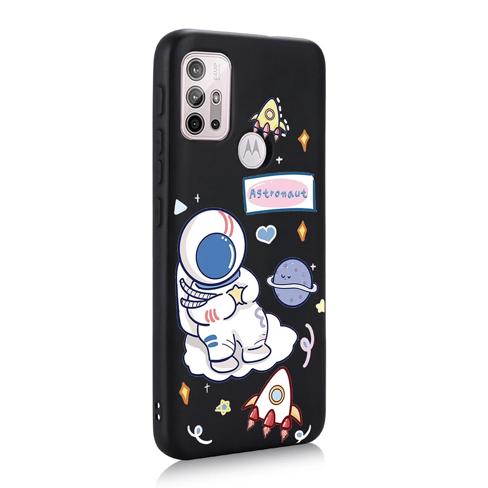 fundas space star phone case for motorola moto g9 play e7 plus e40 g60s g30 g50 g60 g40 fusion g7 power eu e20 bumper cover free global shipping