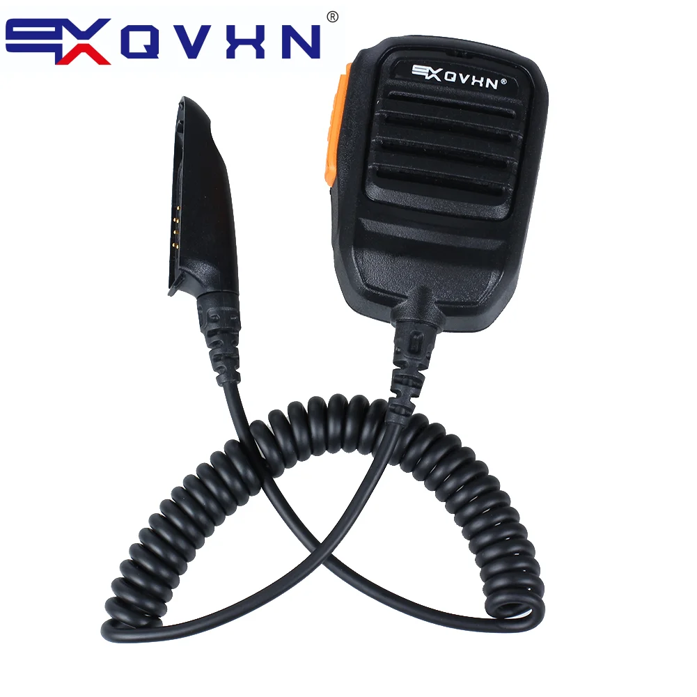 QVXN-Altavoz micrófono para Motorola GP328plus GP338Plus GP344 GP388 GL200  UV-XR/ UV-9R PLUS/Pro /ERA, BF-9700 headset