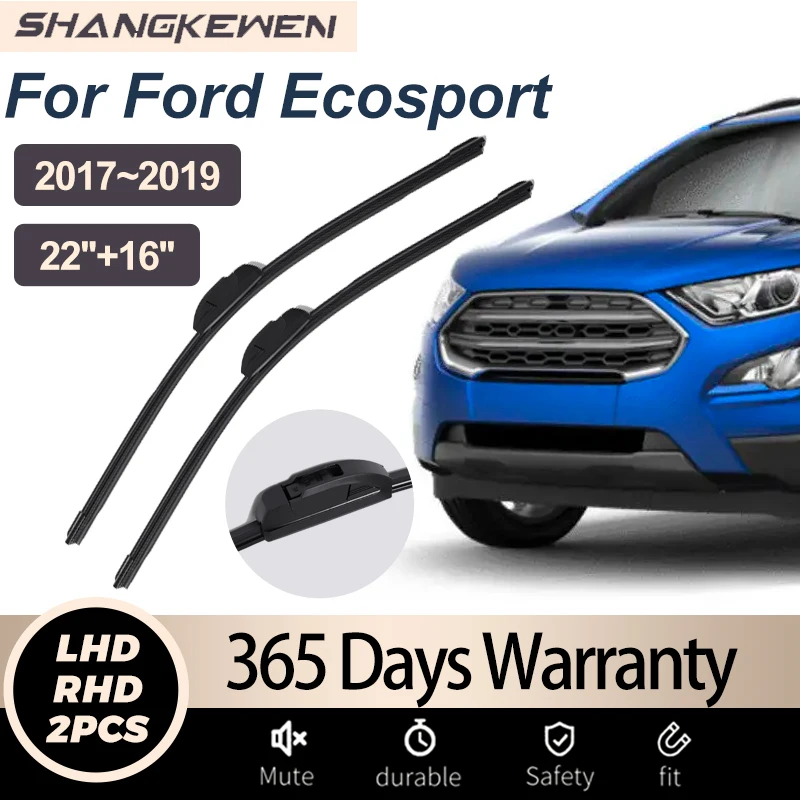 

Car Wipers Blade For Ford Ecosport 2017-2019 Universal Windshield Soft Rubber ShangKeWen Wiper Blade Repair Ford Car Accessories