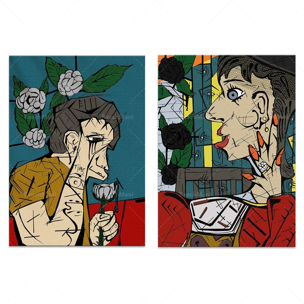 Винтажные принты в стиле Пикассо — создатель вдова надохновение искусства Пабло