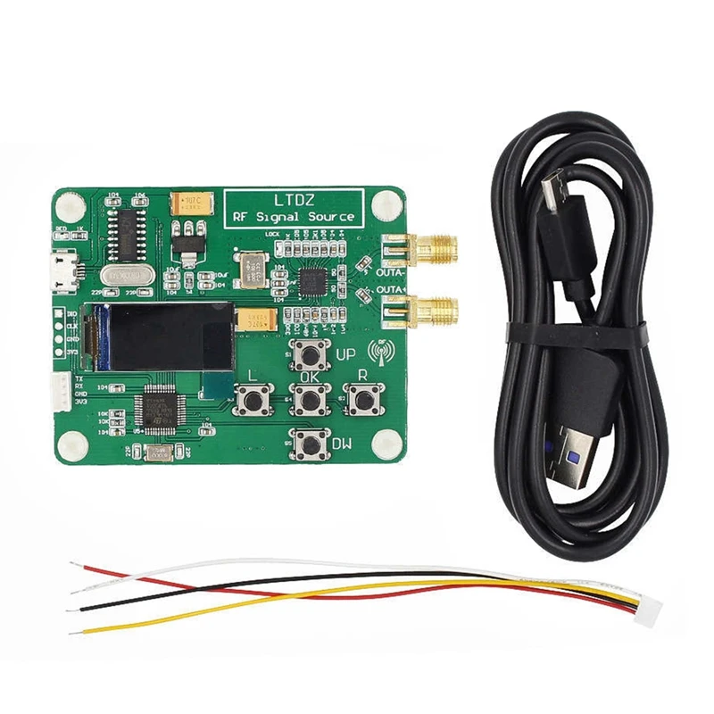 

Модуль источника сигнала MAX2870 STM32 23,5-6000 МГц с питанием от USB 5 В, частота и режимы управления последовательным портом