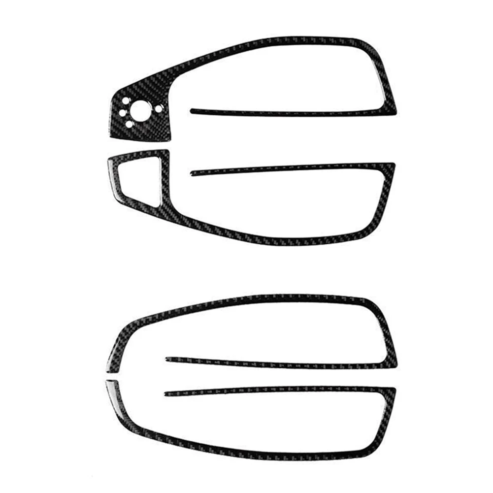 

For A6 A7 2012-2018 Cover Switch Lift Panel Car Interior Accessories Automotives Black Carbon Fiber Cover Trim