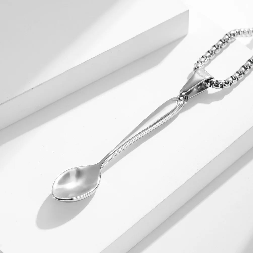 Нож из титановой стали в стиле хип-хоп Западная еда вилка для мужчин и женщин